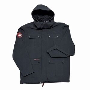 Canada Weathergear Lined Jacket Full Zip Hooded Men's  Size XL Grey